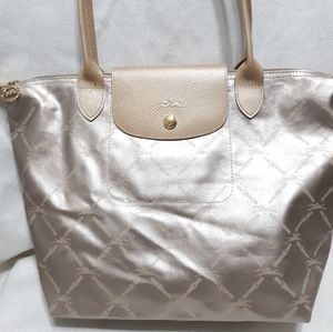 Longchamp Modele Depose Gold Bronze Tote